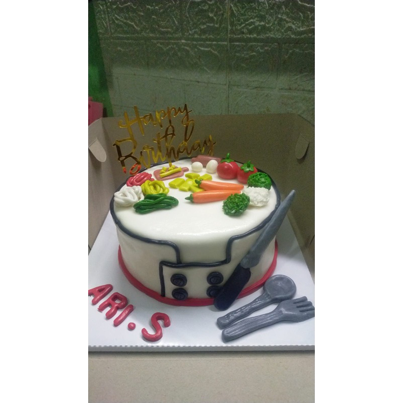 

CAKE CUSTOM TEMA CHEFF ATAU BISA REQ CUSTOM