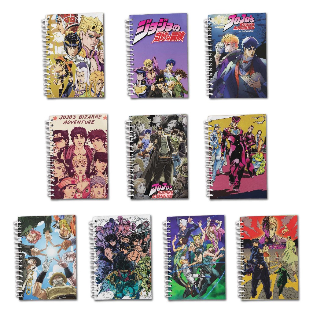 

Note Book Spiral Large (10 cm X 14 cm) Edisi Jojo's Bizarre #2 / Notebook A6 Custom / Seminar Kit Surabaya