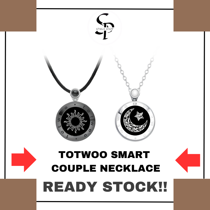 [READY] TOTWOO Smart Long Distance Couple Necklace Kalung Jarak Jauh