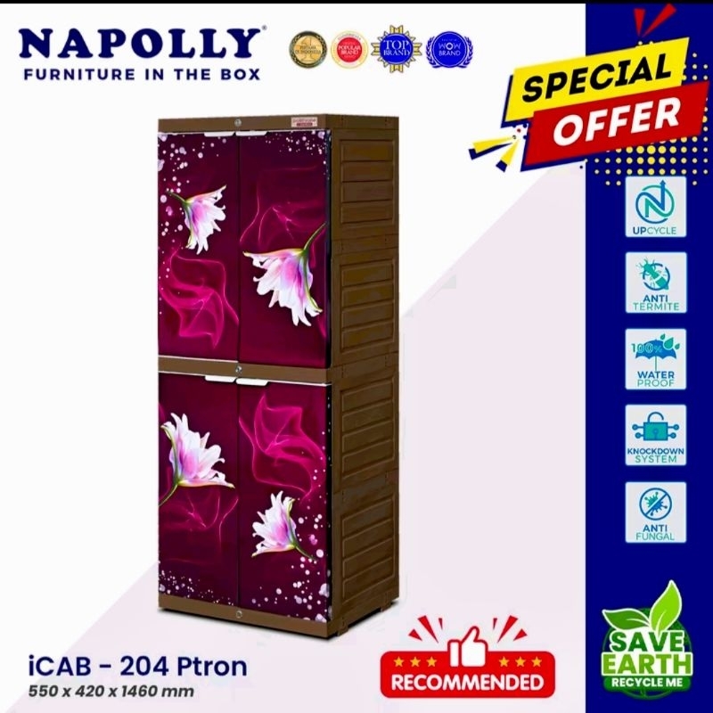 Napolly Lemari Serbaguna  iCAB - 204 Ptron