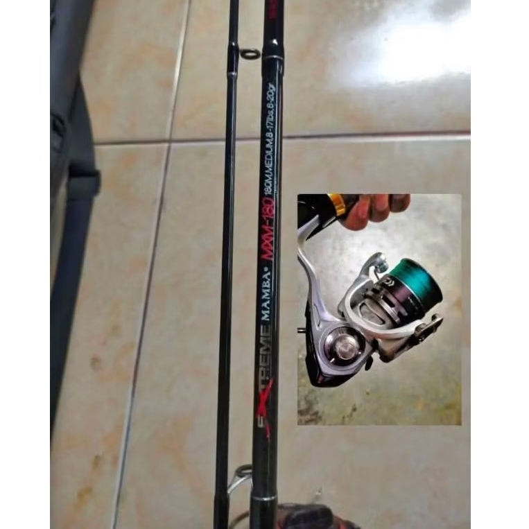 Joran reel pancing set daiwa regal