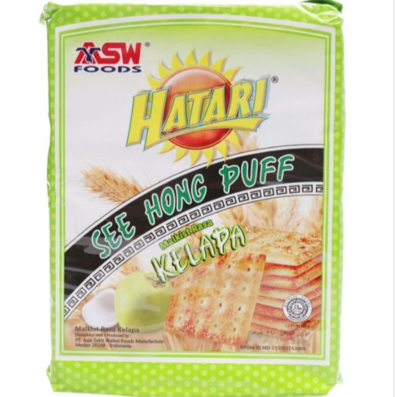 

HATARI See Hong Puff Kelapa 245 gram malkis crackers