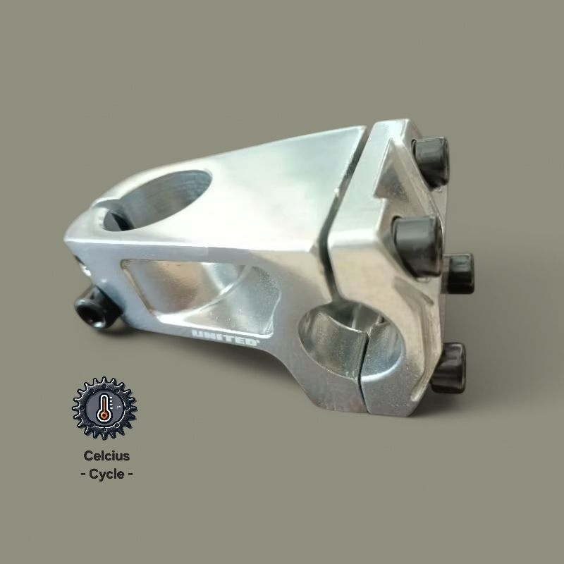 STAM STEM UNITED SILVER SEPEDA BMX OS