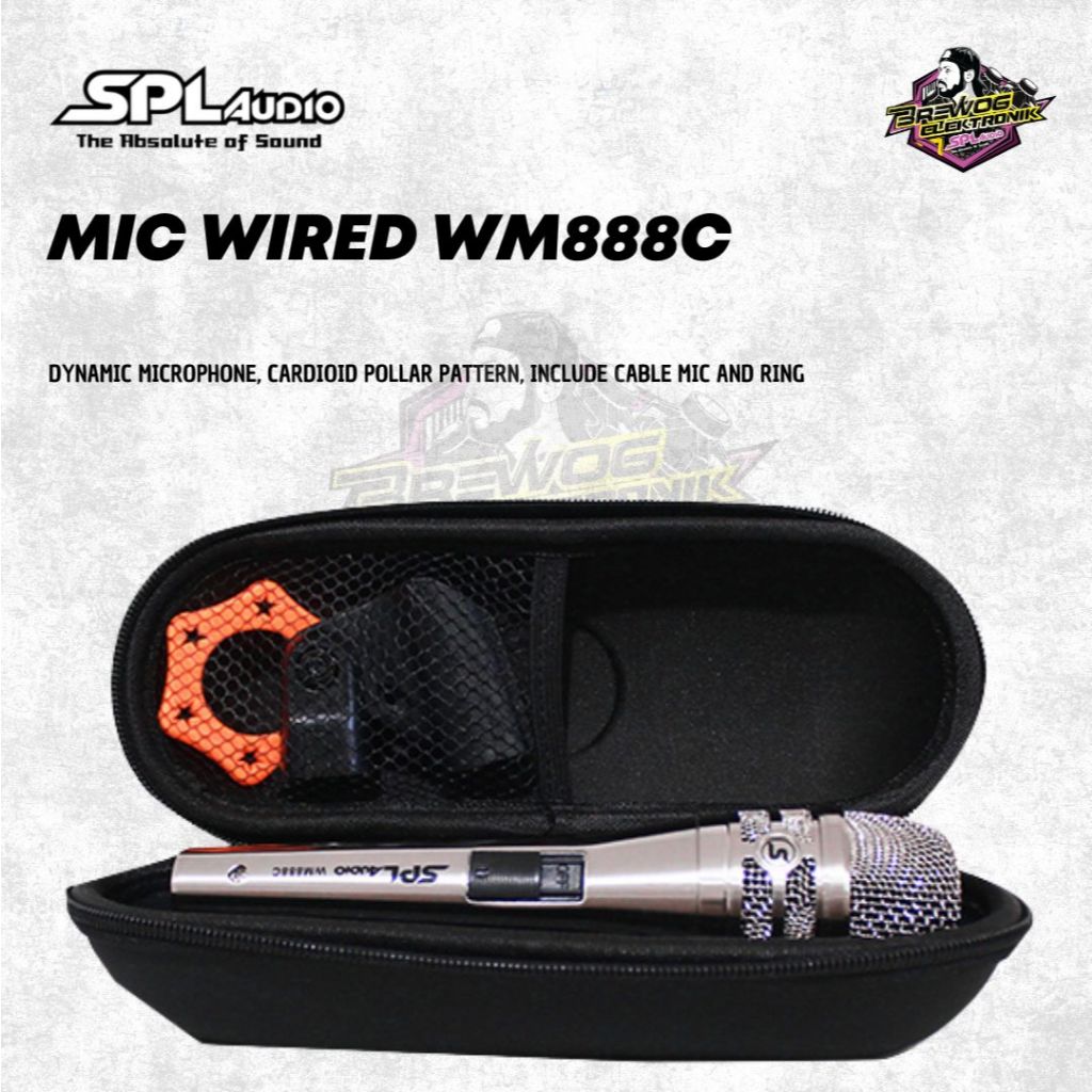 MIC KABEL SPL WM888C ORIGINAL BREWOG SPL AUDIO
