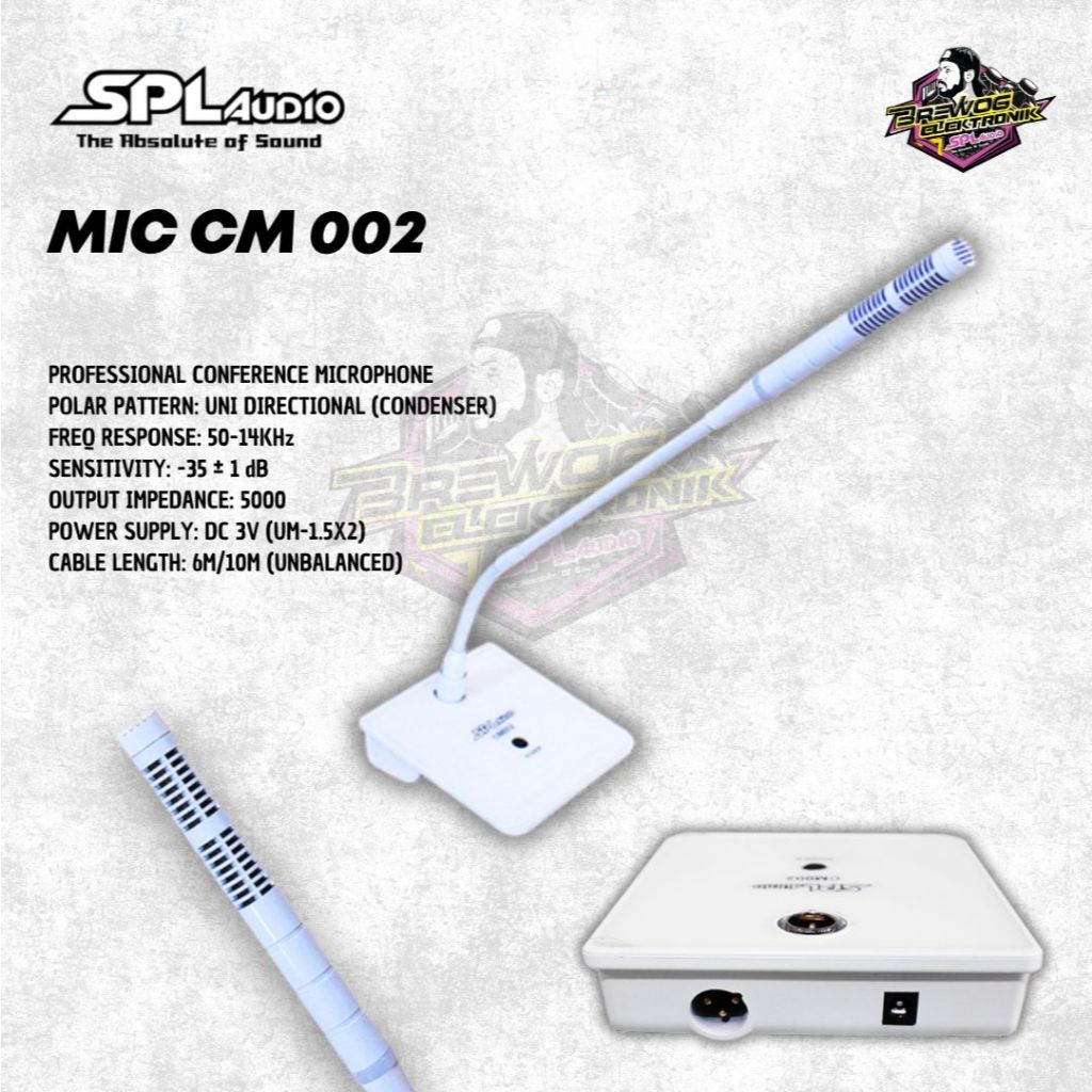 MIC PODIUM/MIC DUDUK SPL CM002 ORIGINAL BREWOG SPL AUDIO