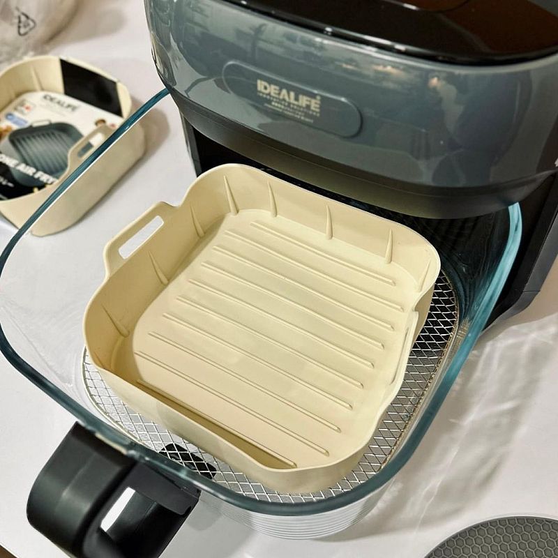 Idealife Air Fryer Silicon - Basket Keranjang Baskom Air Fryer Silikon