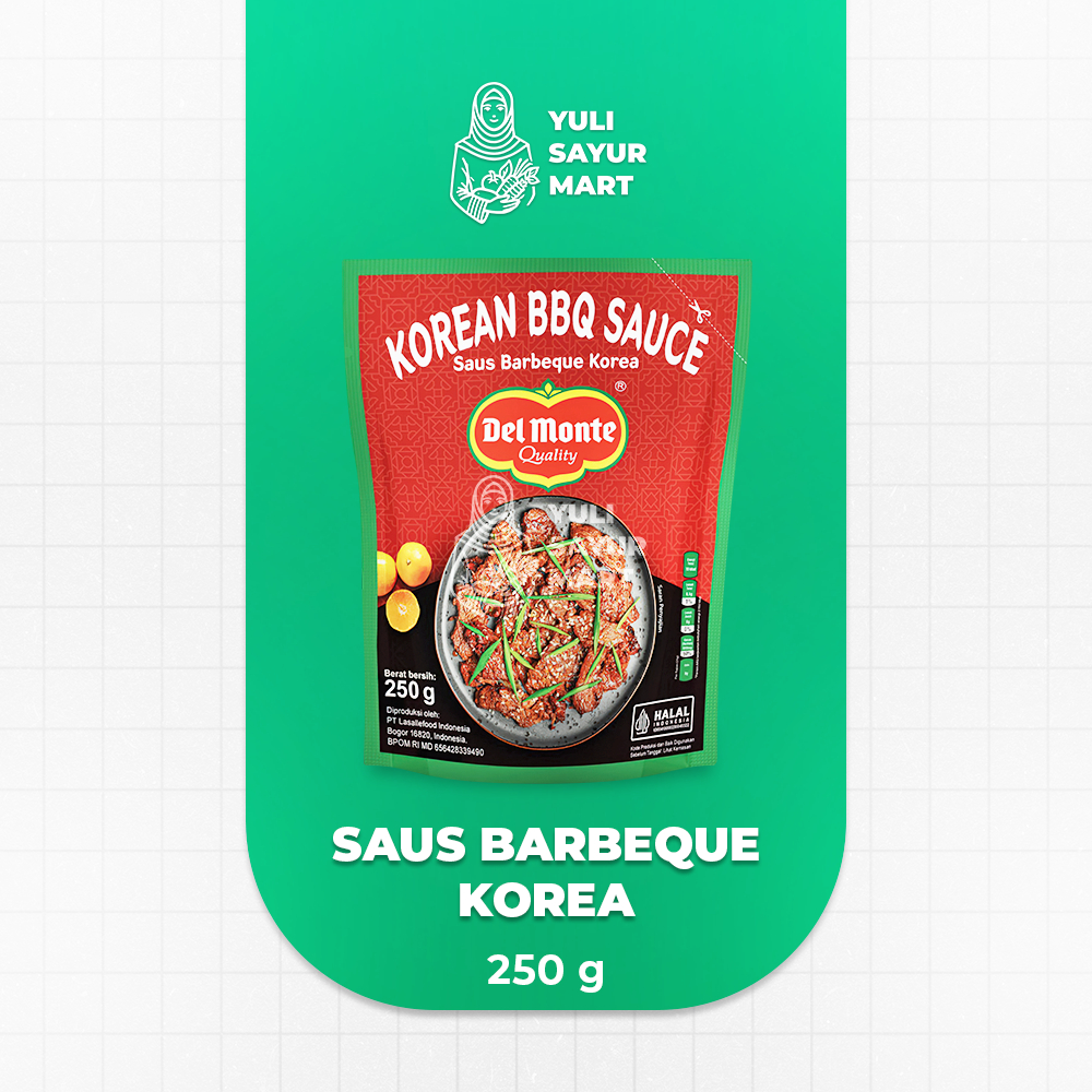 

Del Monte Korean BBQ Sauce 250g - Yuli Sayur Mart