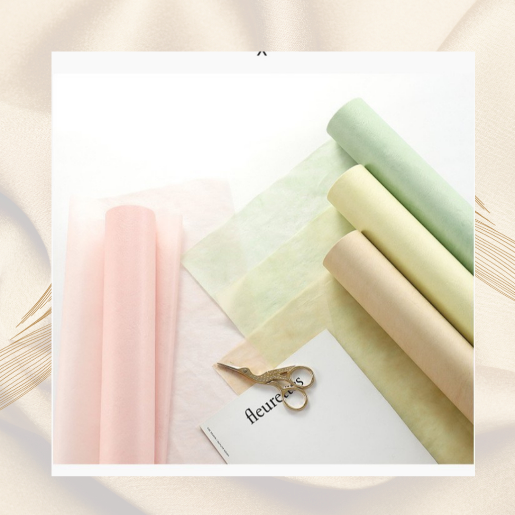 1 Roll Cotton Wrapping / Tissue Bunga / Wrapping Paper TISSUE PAPER FLOWER WRAPPING PREMIUM N
