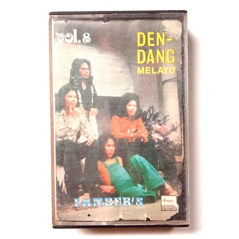 Kaset Pita Lama Panbers - Dendang Melayu Vol.8 Remaco Records Antik