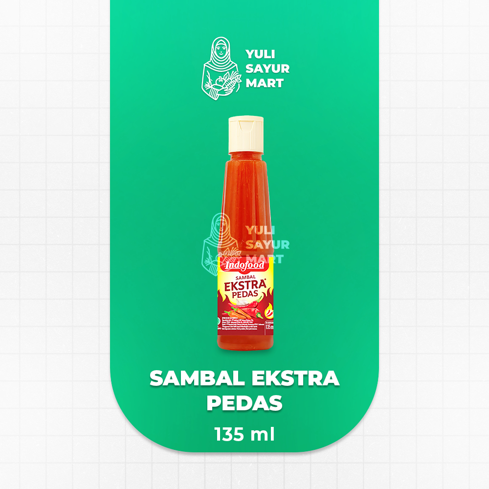 

Indofood Sambal Ekstra Pedas 135ml - Yuli Sayur Mart