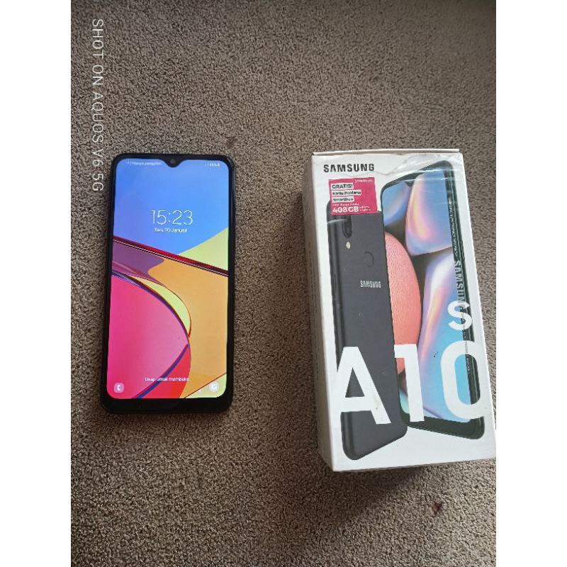 Samsung A10S second, kondisi baik dan normal