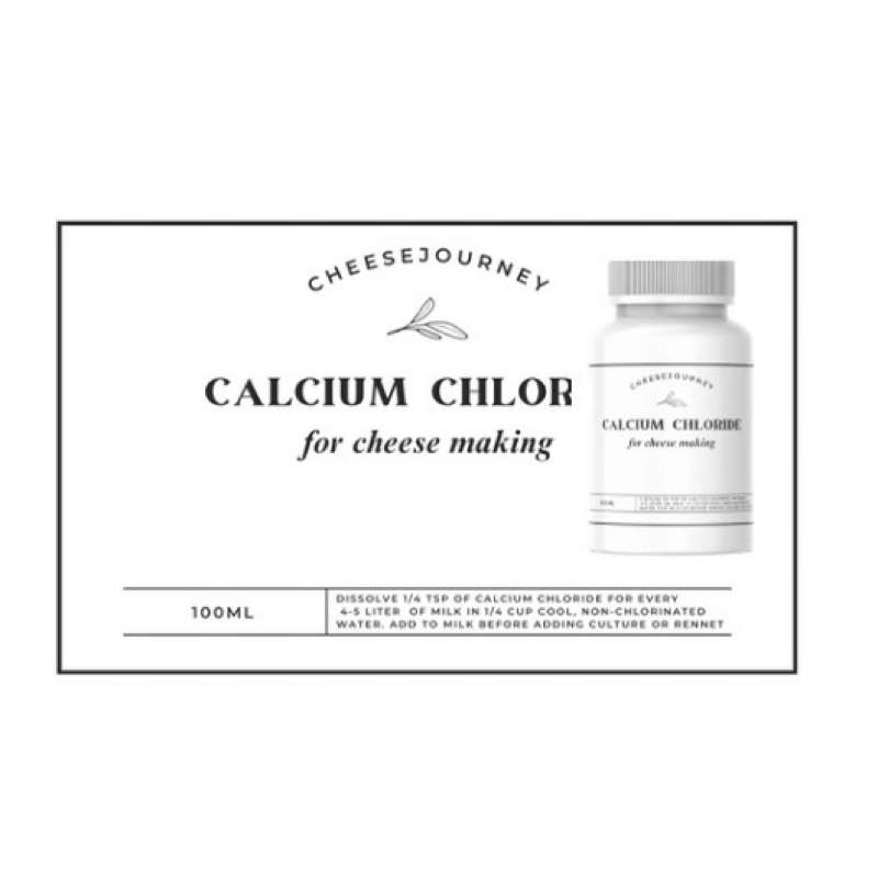 

calcium chloride 33% for cheese making 100ml