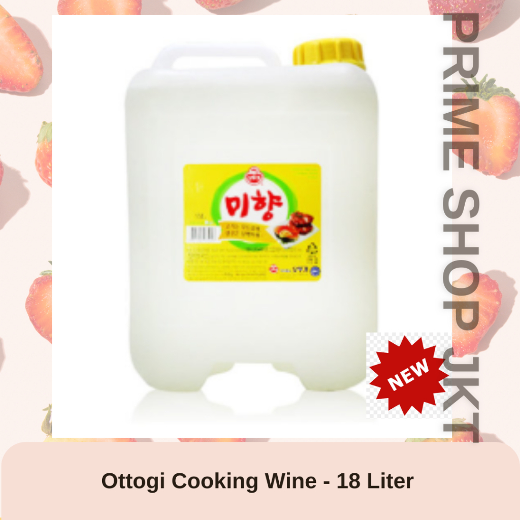 Ottogi Cooking Wine 18 Liter Korea Arak Masak Aneka Masakan Mihyang