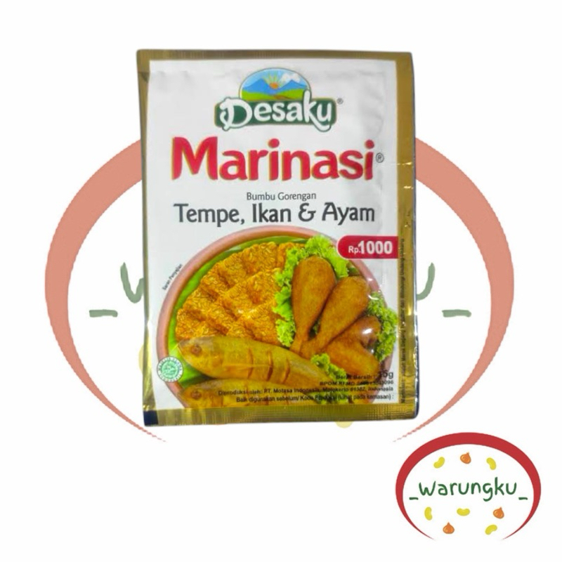 

DESAKU Marinasi Tempe Ikan Ayam 1Pcs Bumbu Gorengan