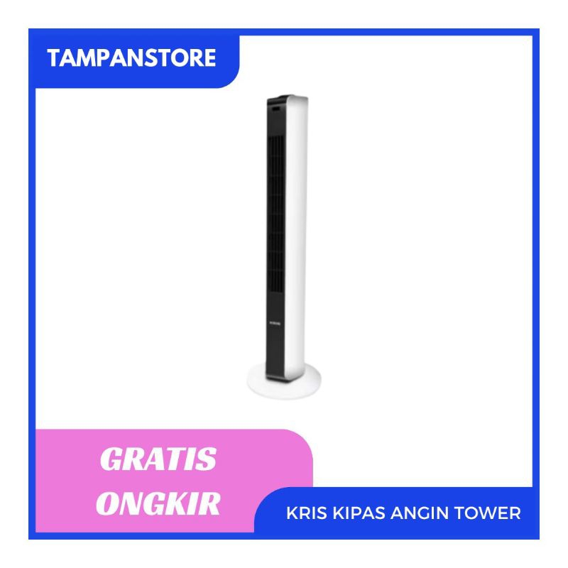 Kris 40 Watt Kipas Angin Berdiri Mechanical / Kipas Angin Lantai / Kipas Tower Fan