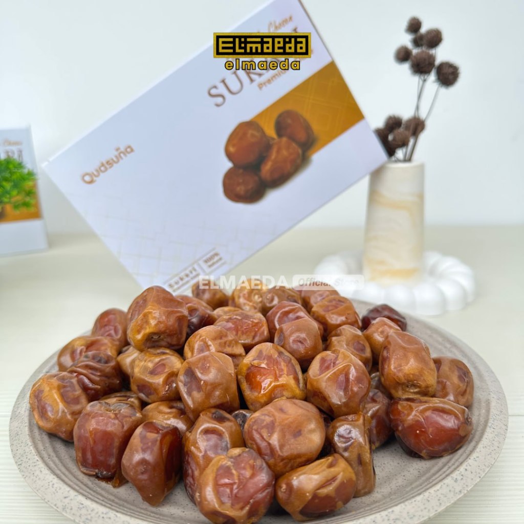 

Kurma Sukari Premium Qudsuna Original Sukkari High Quality Kualitas Raja