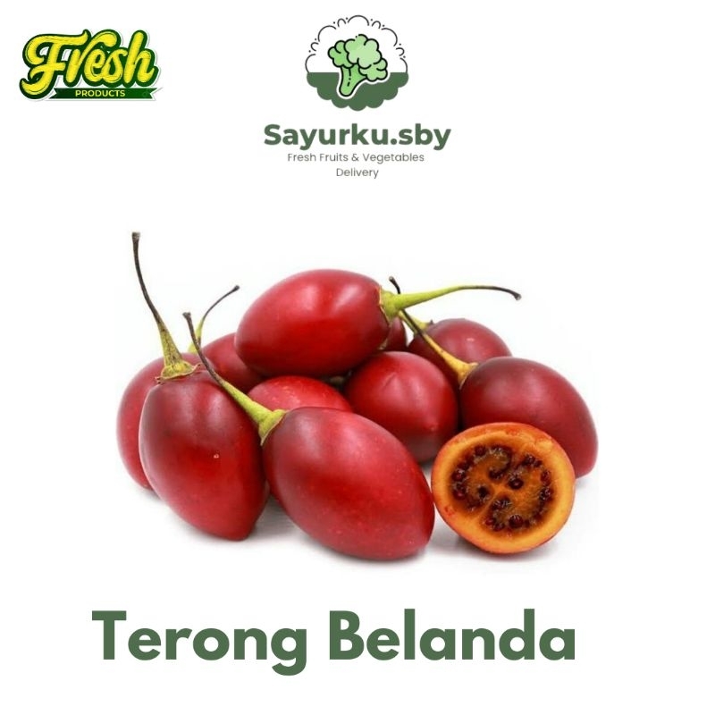 

Sayurku.sby (Bisa kirim instan) Terong Belanda premium 500GR - 1KG