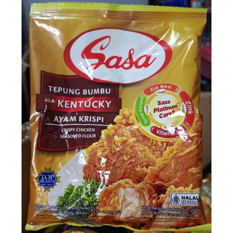 

SASA TEPUNG KENTUCKY AYAM CRISPY 200Gr