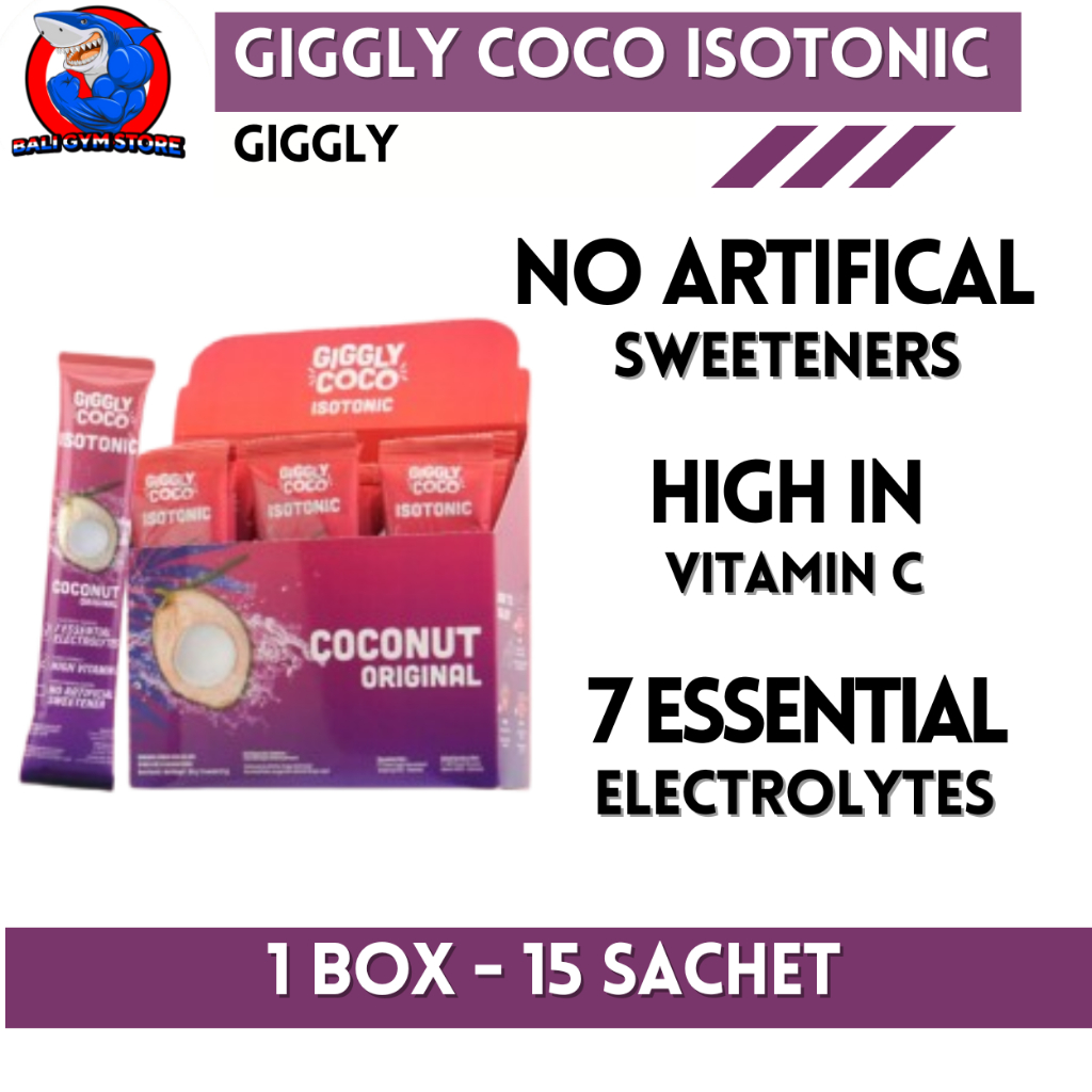 

Giggly Coco Isotonic 1 Box - 15 Sachet Minuman Isotonik
