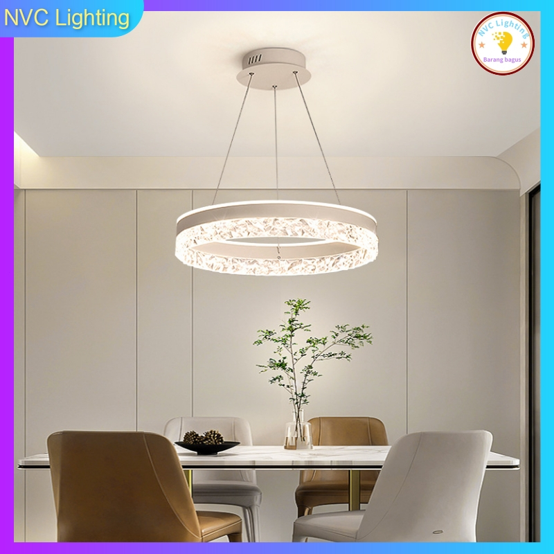 Lampu Gantung Tiga Warna untuk Ruang Tamu Lampu Gantung Kamar Tidur Dapur Aesthetic Dekorasi