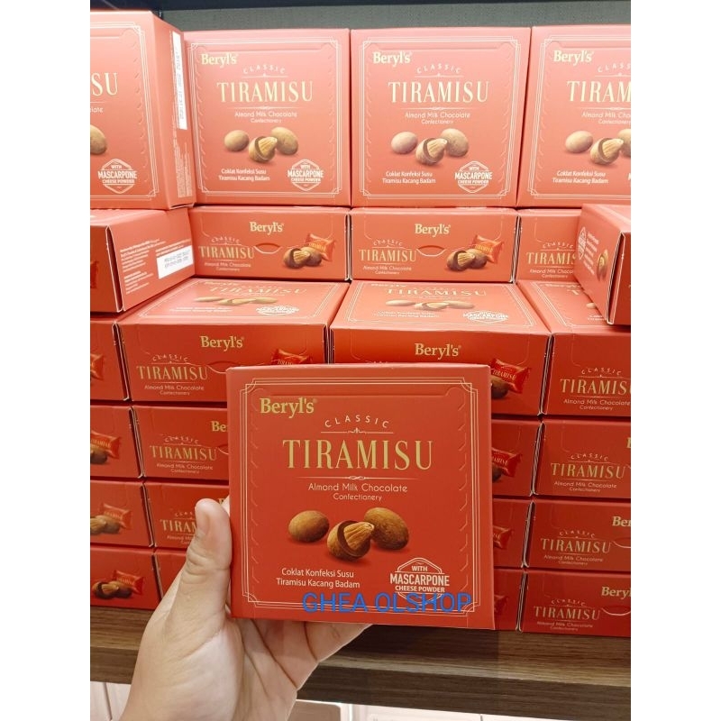 

BERYL'S CHOCOLATE MALAYSIA CLASSIC TIRAMISU ALMOND 65GR, 100GR DAN 200 GR