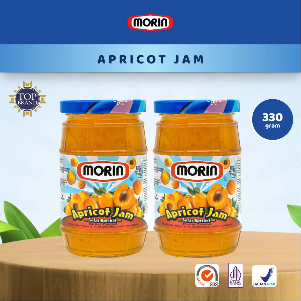 

MORIN SELAI APRICOT 330 GR PAKET ISI 2