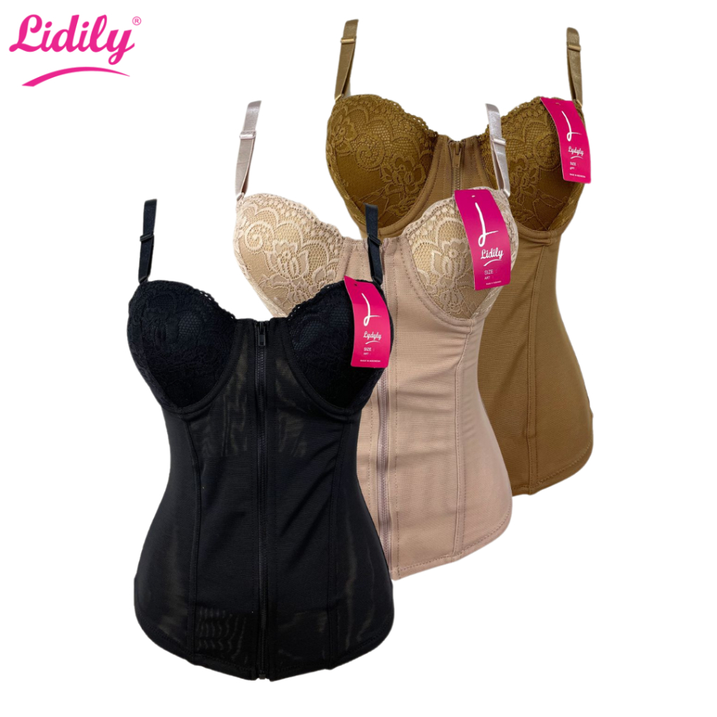 Longtorso Pengait Belakang Top Bustier Peramping Perut Pengecil Perut Korset Bra Dalaman Kebaya