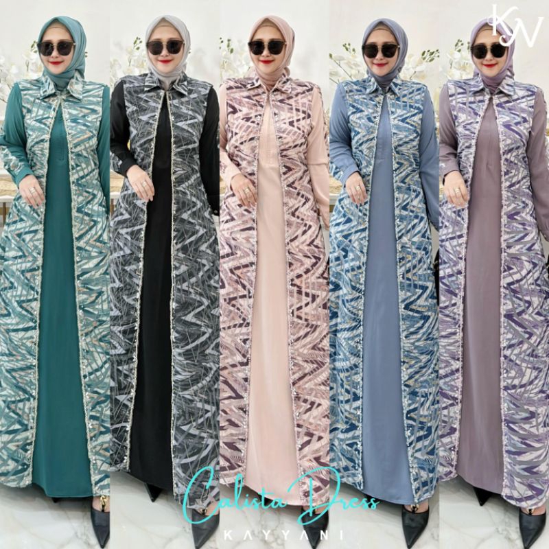 Gamis Terbaru Calista Dress by Kayyani