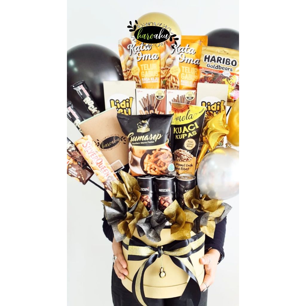 

Festive Basket (Bouqet makanan) Personal hampers , gift idea, custum favor
