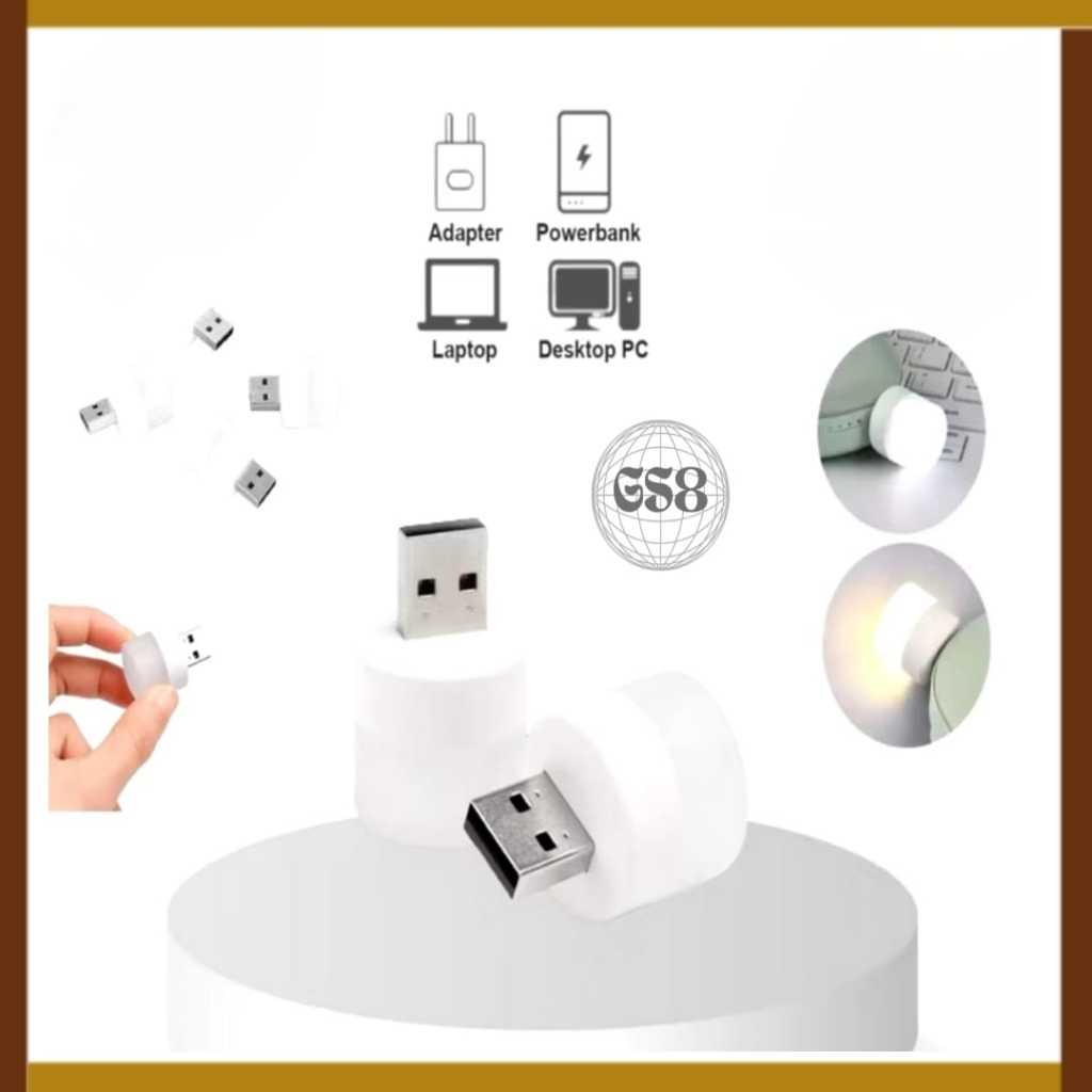 (GS8)Lampu Led Usb Mini /Lampu Led Tidu