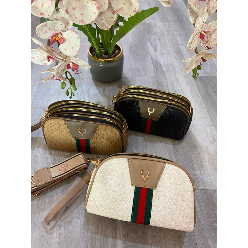 Tas Selempang Fendi dengan Dompet Wanita korean style