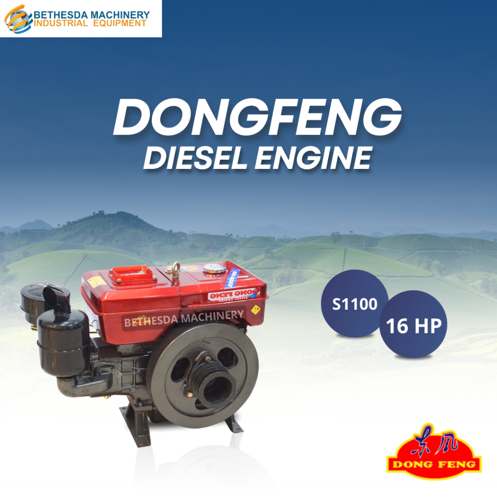 Diesel Dongfeng 16 HP S 1100 Penggerak Mesin 16 PK