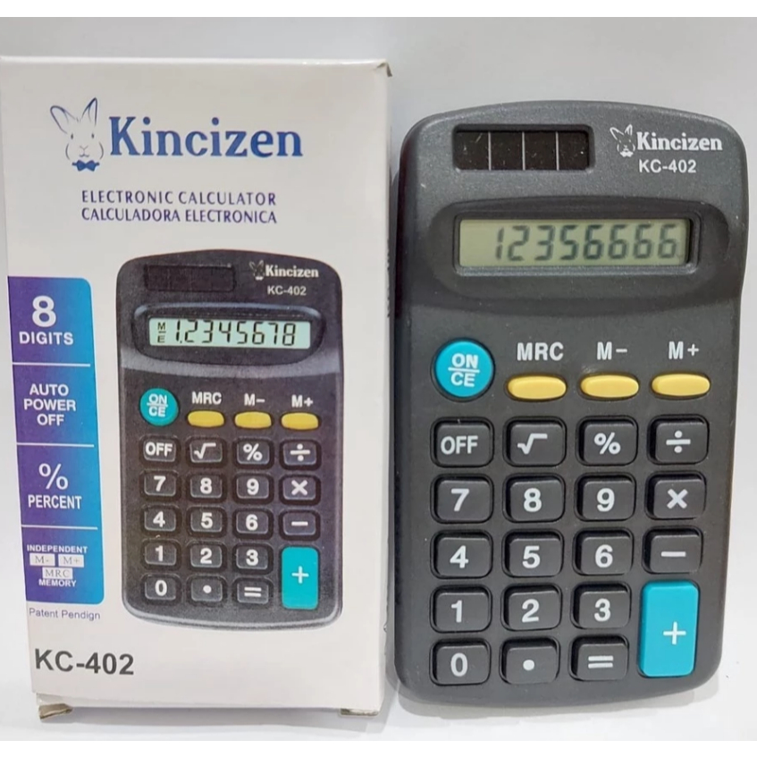 

Calculator Hitung merk KINCIZEN MENGGUNAKAN BATERAI A2 KC -402 KC 402 KC402 8 DIGIT CALCULATOR KENKO KK 402 Kalkulator