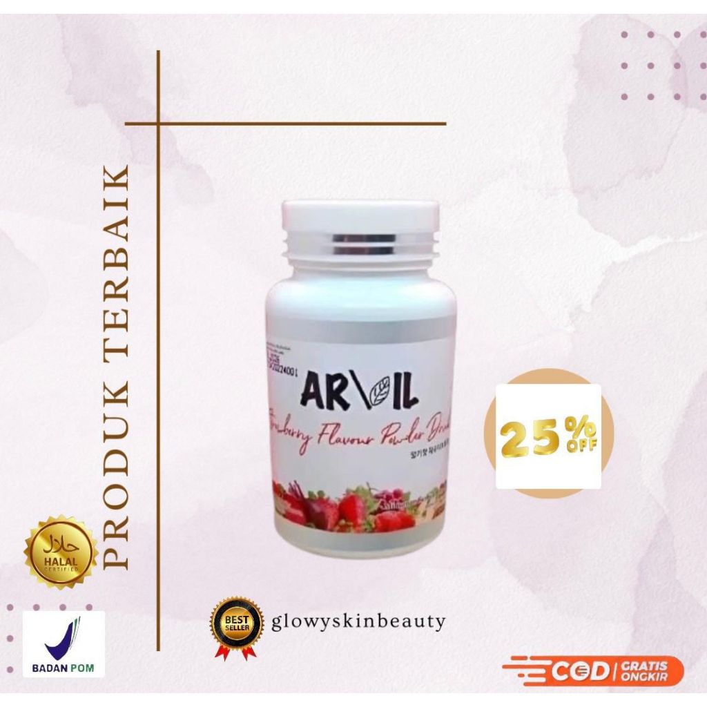 ARVIL GLUTA DRINK ( GLUTA ARVIL ) INFUS whitening halal aman BPOM