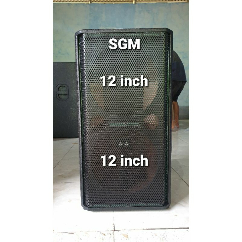 Box speaker 12 inch double