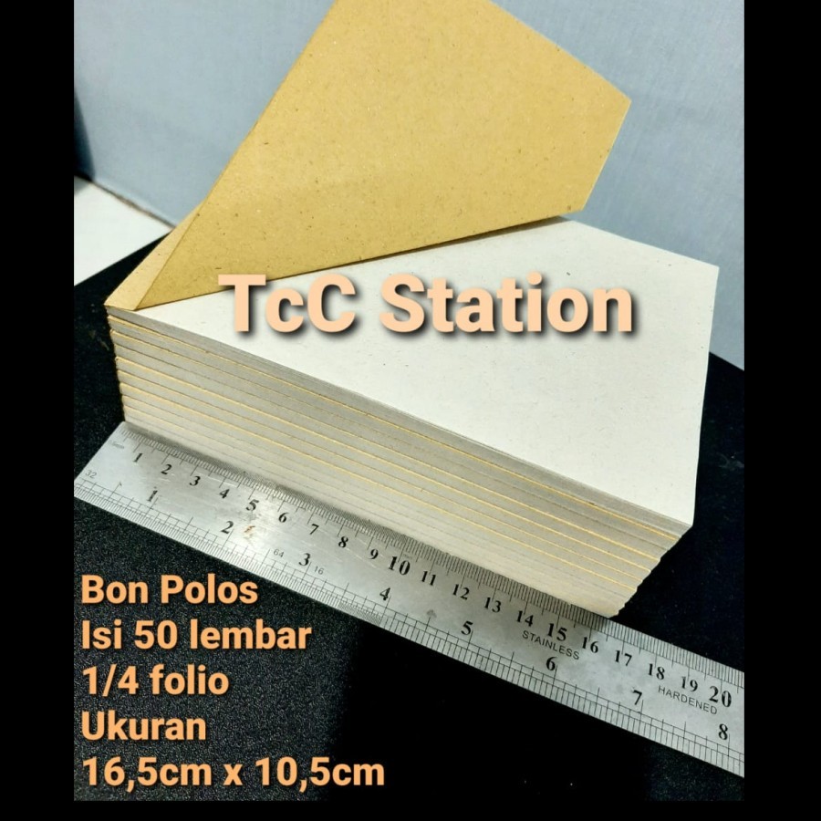 

MilL Nota Koran Bon Polos 1/4 Folio Isi 100 Lembar ( 5 Buku ) - Isi 50 Lembar ( 10 Buku ) Bahan