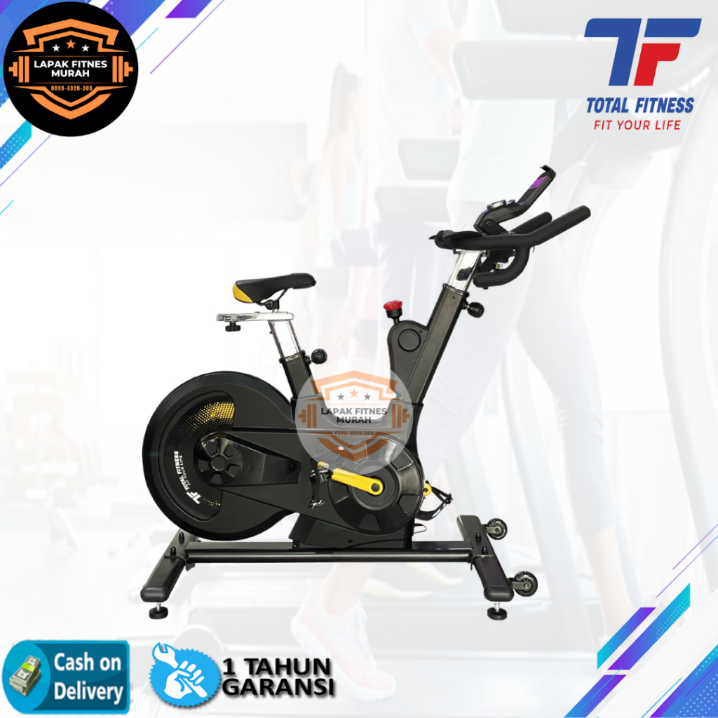 Total Fitness Sepeda Statis Spinning Bike Racer