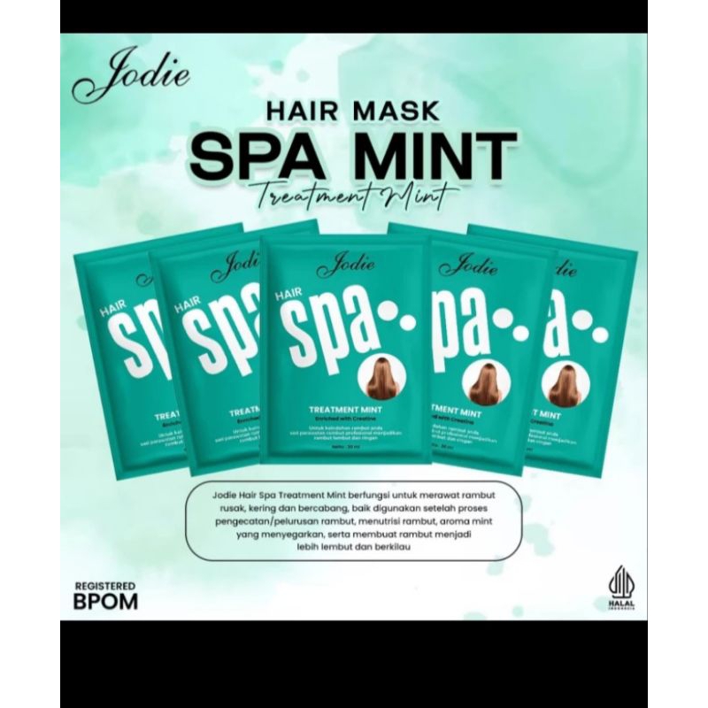 Jodie missdear Hair Mask cream kemasan sahset 30ml