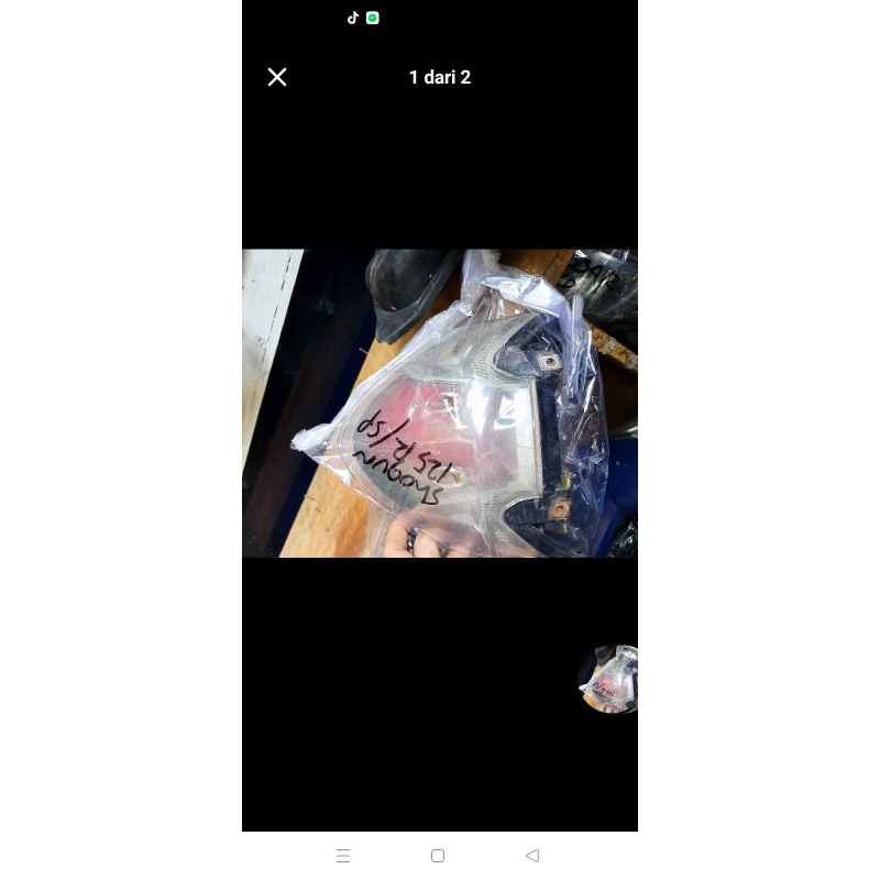 stomplamp Shogun sp r original copotan