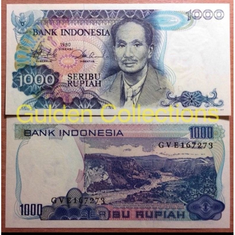 1000 Rupiah Dr Soetomo 1980 UNC