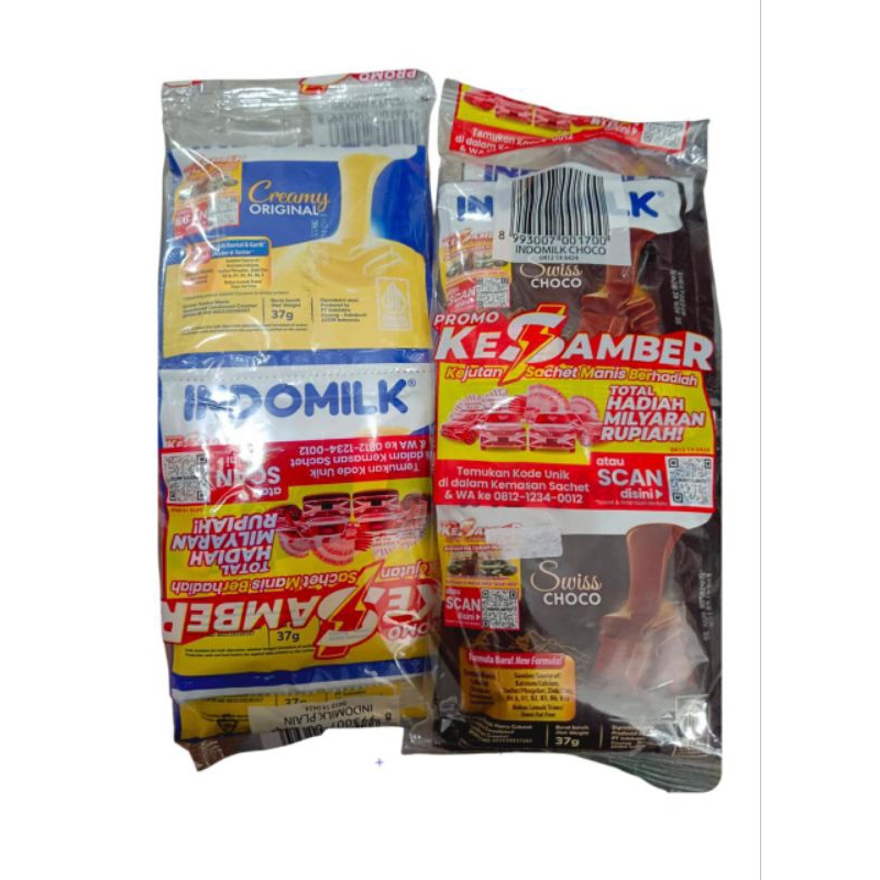 

Creamy indomilk 47gr isi 6 bungkus VarianOriginal Cokelat