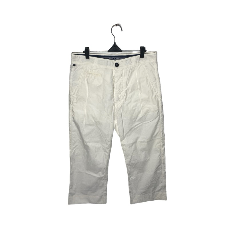 celana chinos stone island white