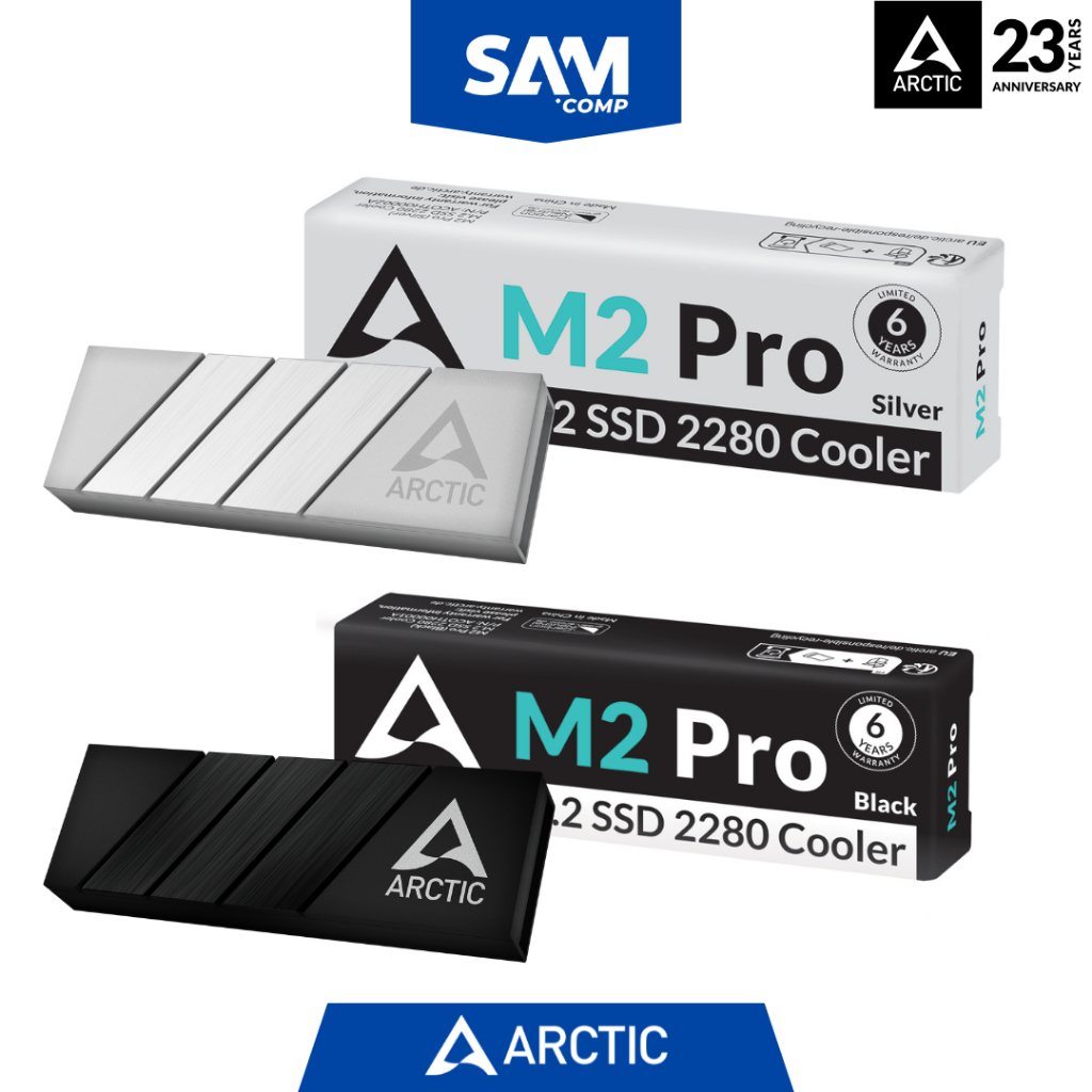 T2T ARCTIC M2 Pro Heatsink SSD Cooler for M.2 2280 Cooler Drives RBU