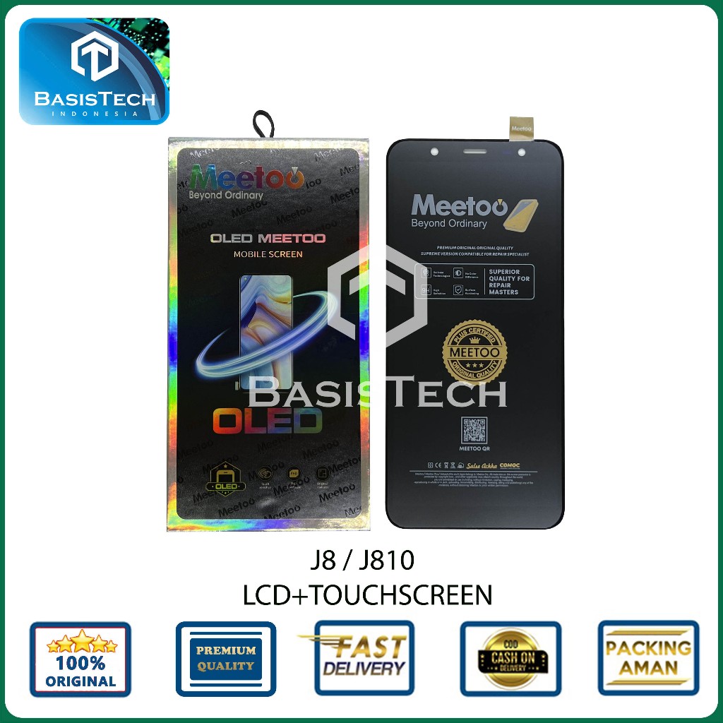 LCD SAMSUNG J8 - J810 - OLED MEETOO