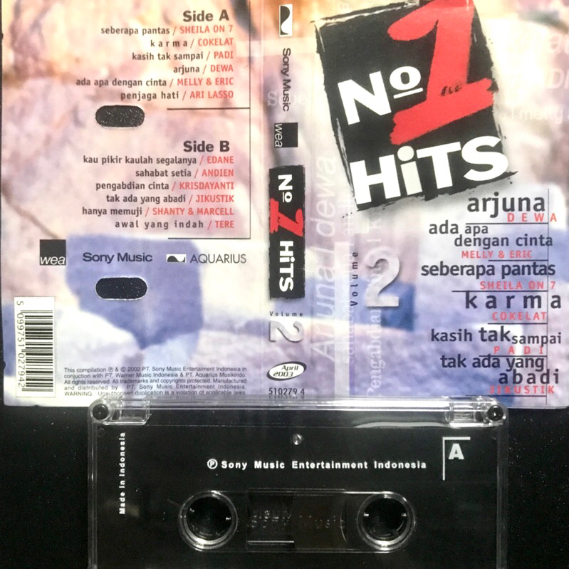 KASET PITA NO 1 HITS VOLUME 2