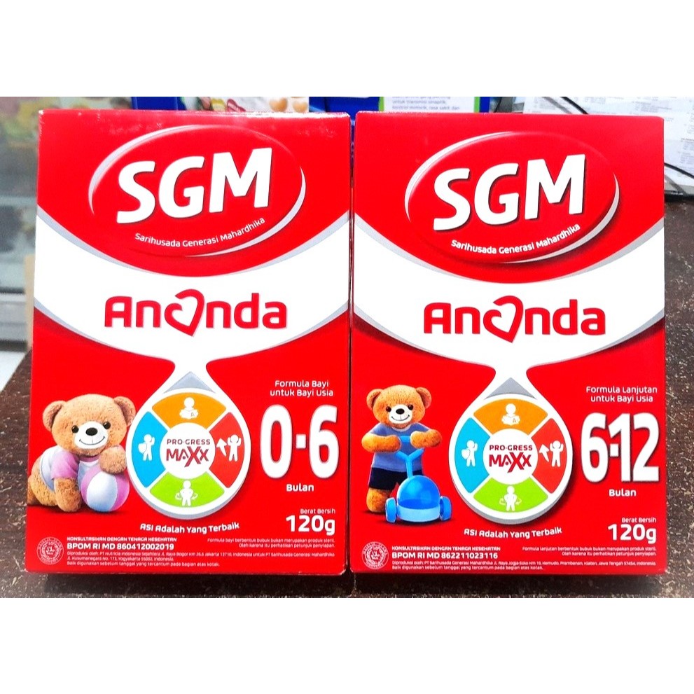 SGM 120 GRAM - SUSU FORMULA BAYI USIA 0-6 BULAN DAN 6-12 BULAN
