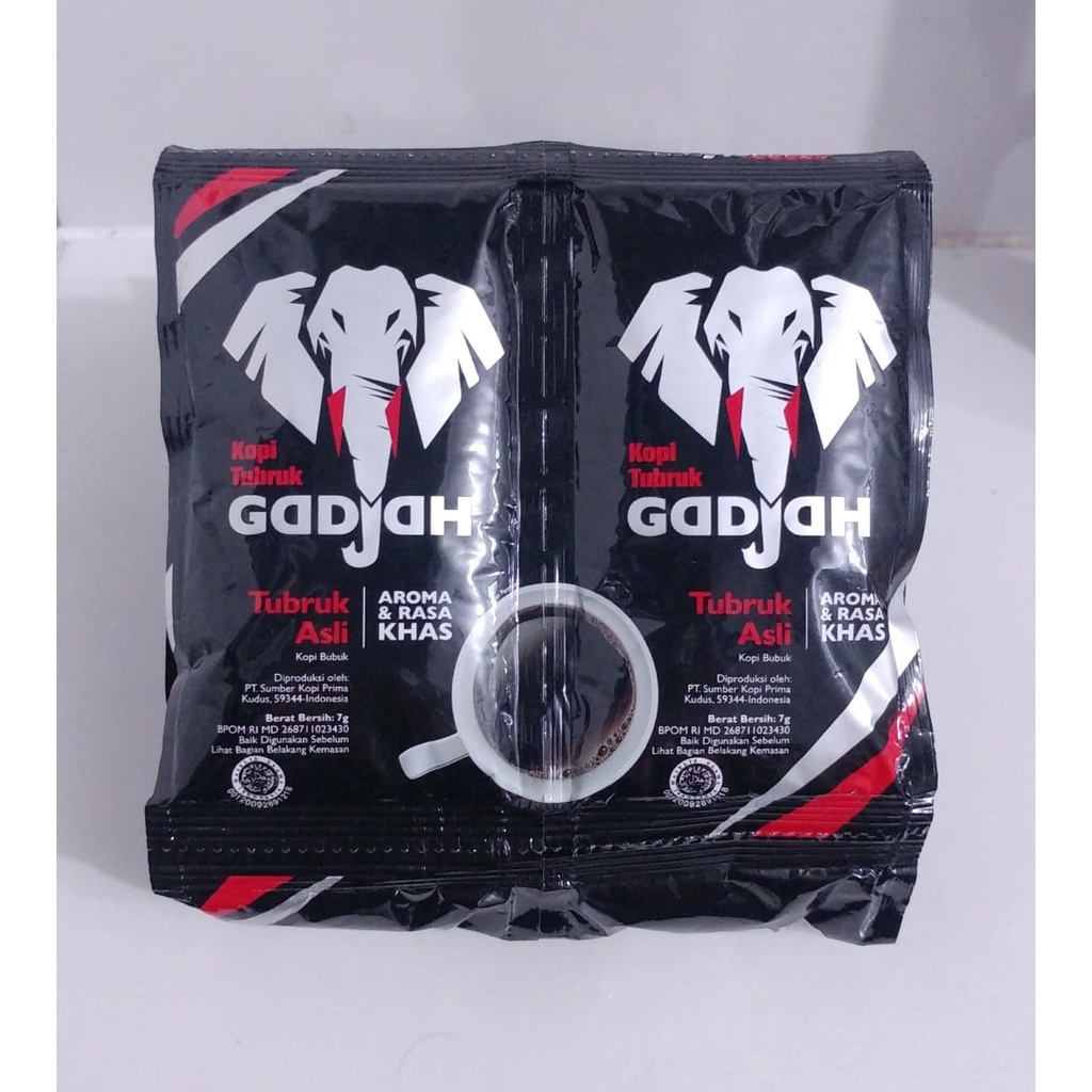 

KOPI GADJAH 6GR RENCENG ( 20 SACHET )