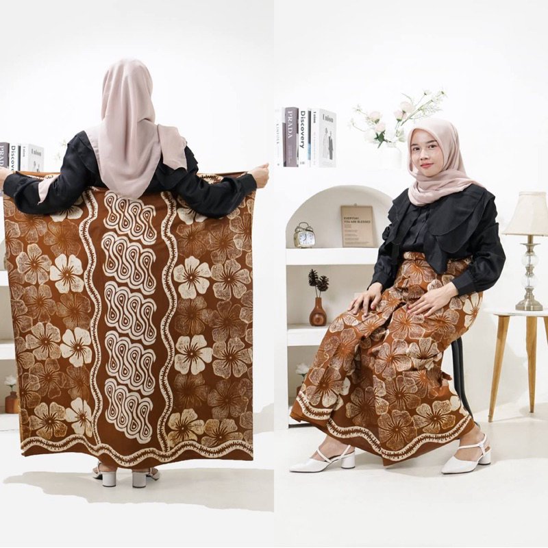 Sarung Batik Cap/Santriwati/Bahan Katun Prima/Sarung Wanita/Pondok Pesantren