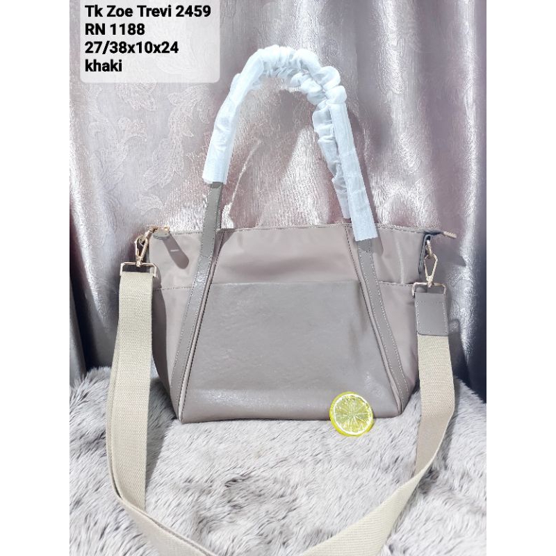 TAS ZOEVA ORIGINAL TREVI ( Kulit sapi dan Nylon Premium )