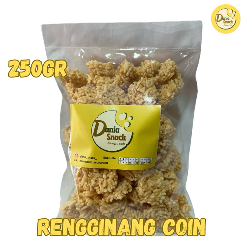 

SNACK/CAMILAN RENGGINANG COIN [250 gram]